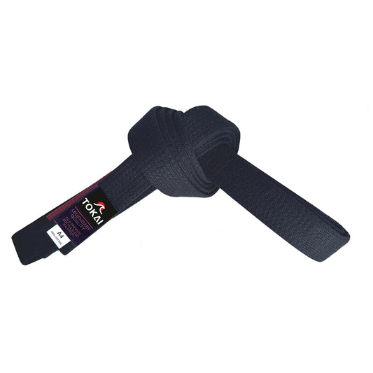 Tokai BJJ Belt - Premium Cotton, IBJJF Compliant, Brazilian Jiu Jitsu Belts - Black
