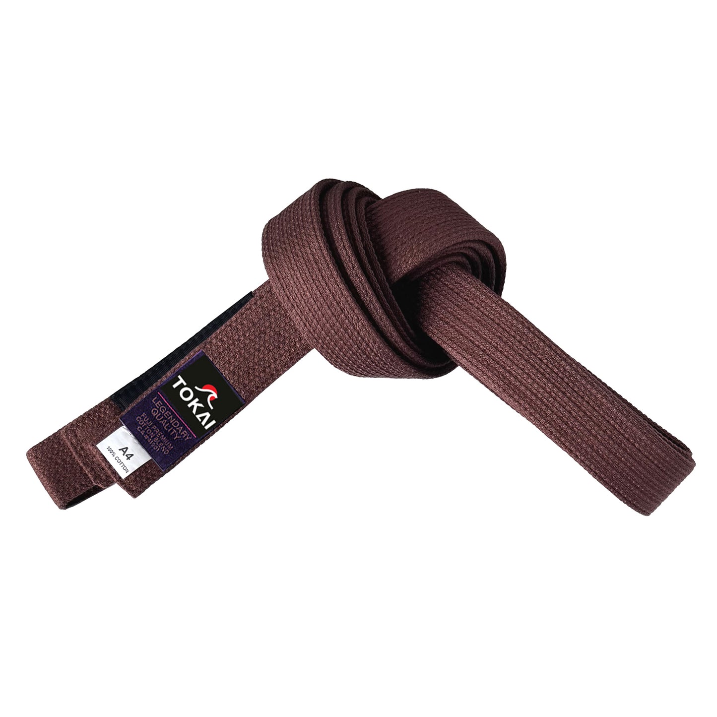 Tokai BJJ Belt - Premium Cotton, IBJJF Compliant, Brazilian Jiu Jitsu Belts - Brown